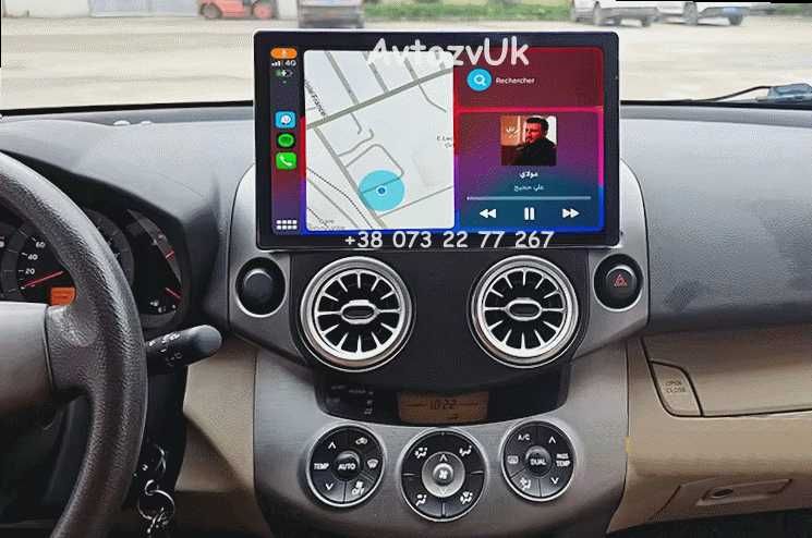 Магнітола RAV4 Toyota RAV 4 RAV-4 GPS USB Тойота Рав 4 CarPlay Андроїд