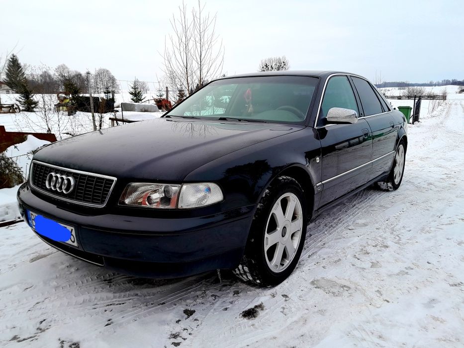 Audi a8 d2 2.8 LPG Manual Zadbany Ekonomiczny Recaro Czarna 18AluSkory