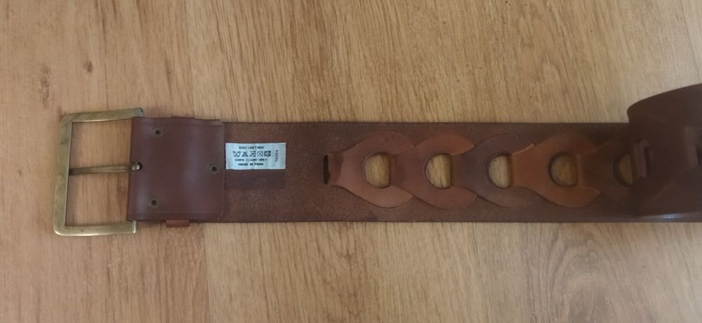 Ремінь шкіряний з Індії