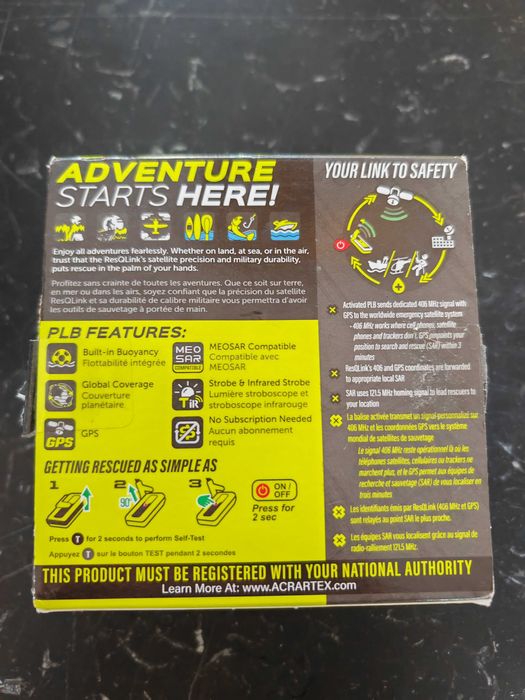 ACR ResQLink Personal Locator Beacon