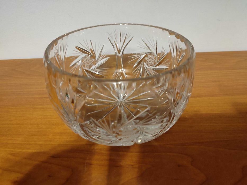 Miska kryształowa PRL