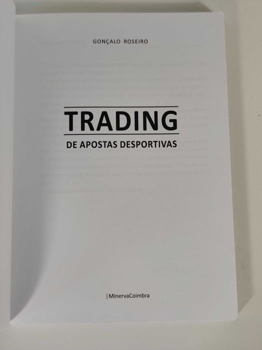 Trading de Apostas Desportivas de Gonçalo Roseiro