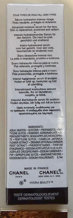 CHANEL Hydra Beauty serum 30 ml nowe zafoliowane org.