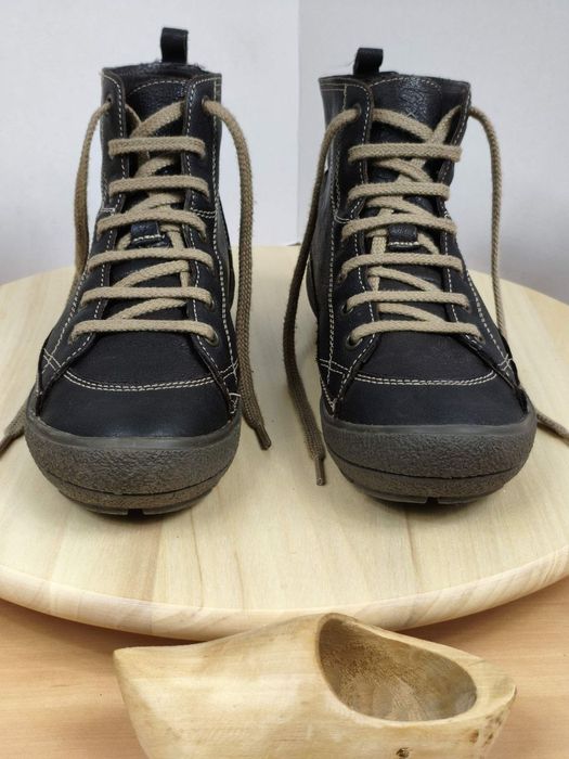Buty Botki r. 37,5 Geox Respira damskie skorzane sznurowane