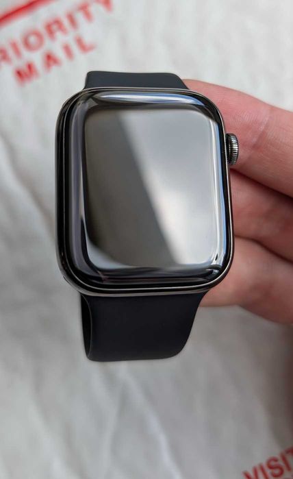 Open Box стан нових Stainless Steel Apple Watch 7 45 mm Graphite