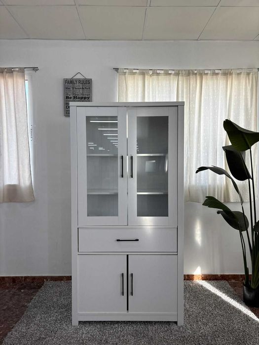 Vitrine branca - Envio gratis