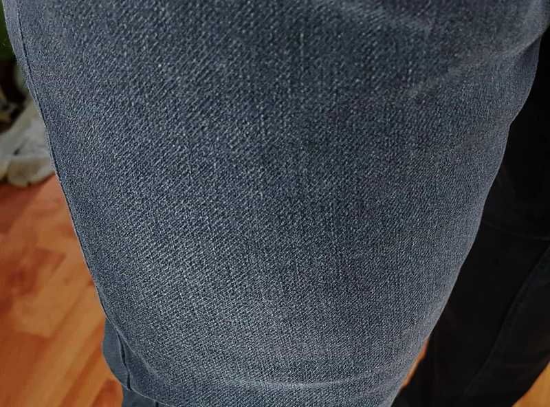 Męskie jeansy Mustang Oregon - Slim Low Regular czarne nowe - W38/L30