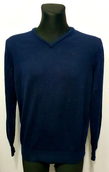 CALVIN KLEIN roz. M/L sweter męski Premium super stan logowany