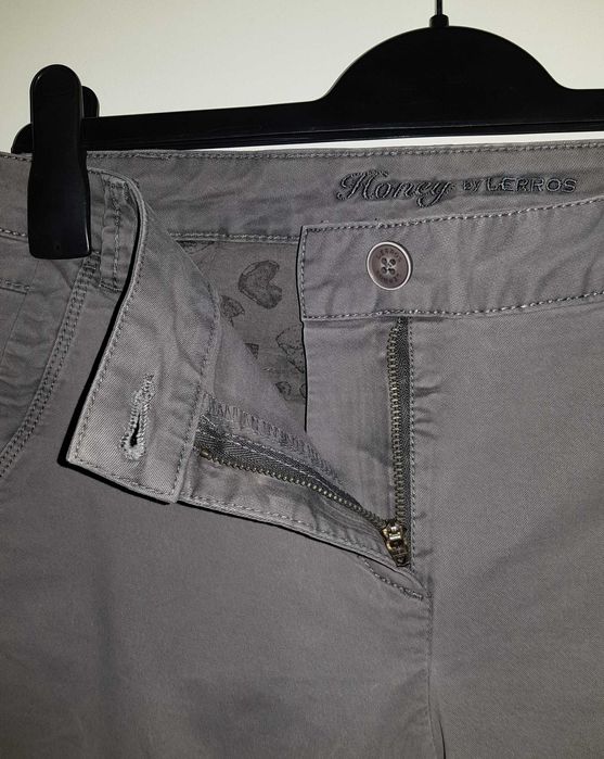 Nowe eleganckie damskie szare spodnie Lerros rozm. M/L 38/40