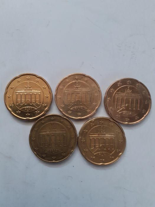 Piekny zestaw 2 eurocent