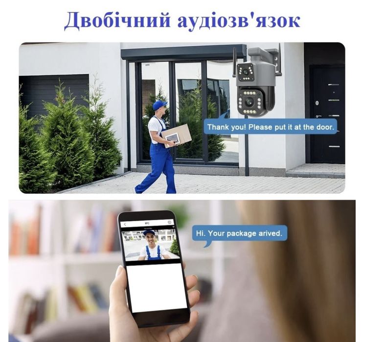 Внешняя камера видеонаблюдения IP WIFI 4G сим карта Sim V380-V10 PTZ