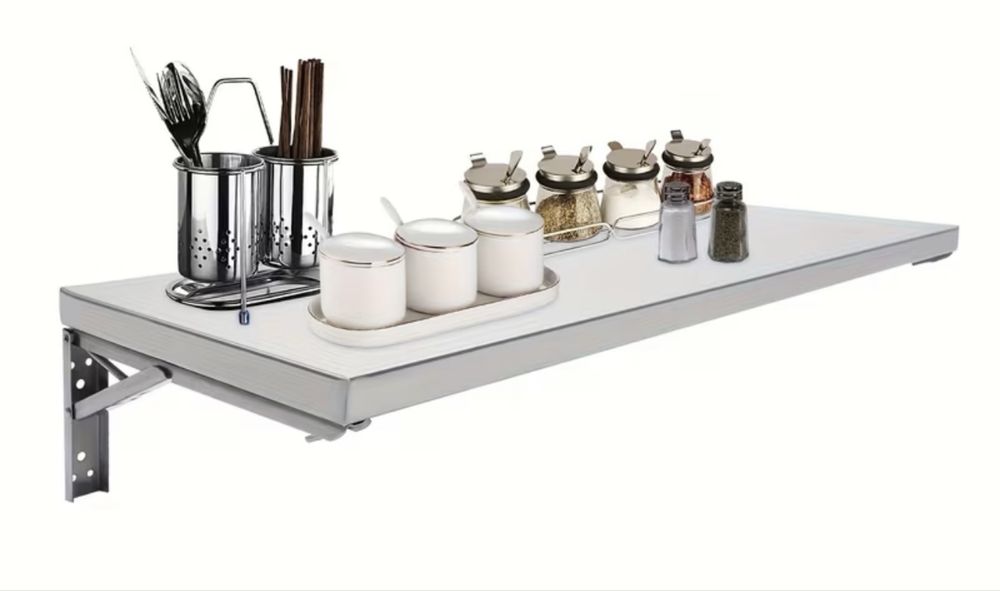 Prateleira retrátil aço inox 70 cm x 25 cm (nova)