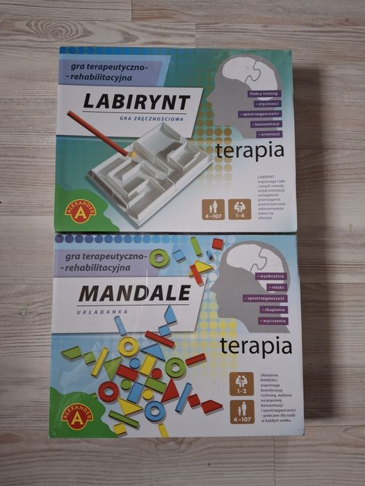 Лікувально-реабіоітаційні ігри Alexander: Мандала та Лабіринт.