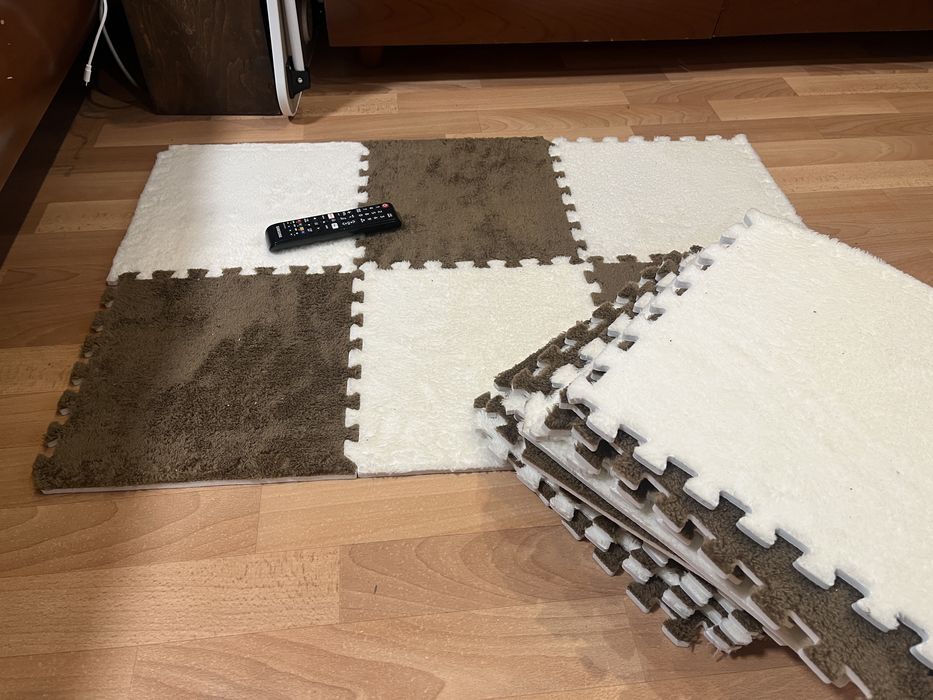 Килим пазл з EVA піни теплий і мʼякий 30х30