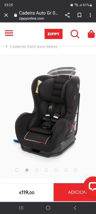 Cadeira Auto Gr 0/1/2 Primecare Prestige Zy Safe Grey