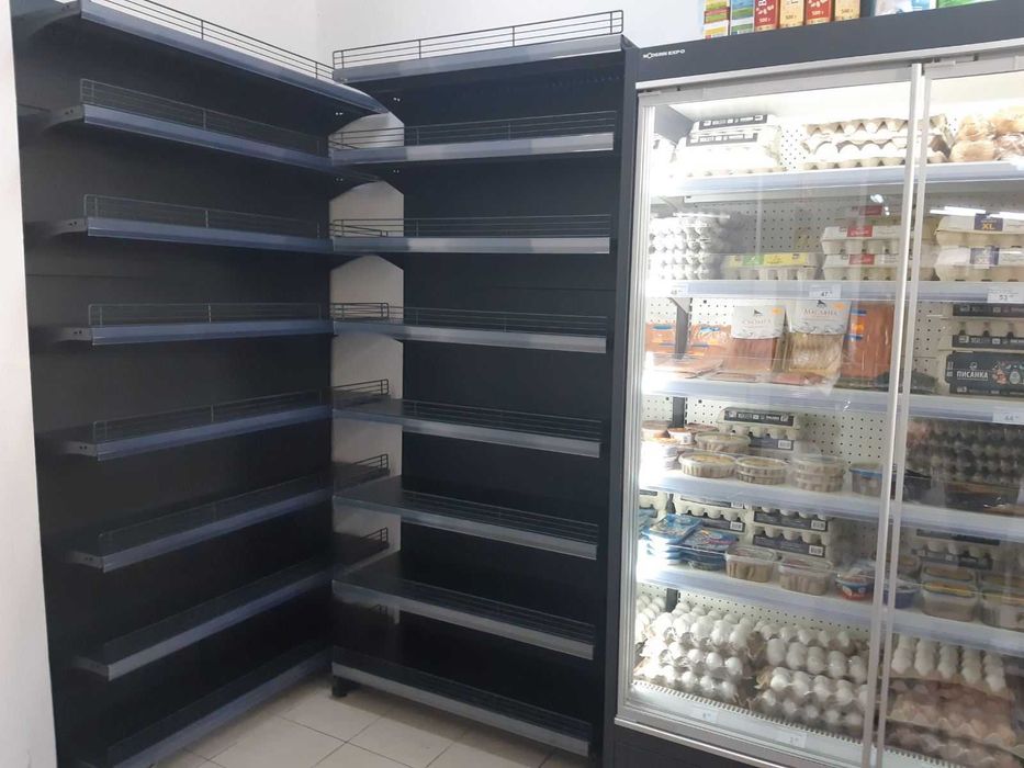 Торгівельне обладнання, стелаж, каси, холодильники
