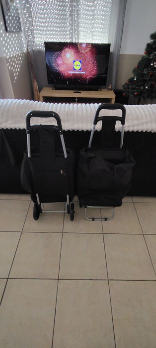 Dois sacos com rodas novos