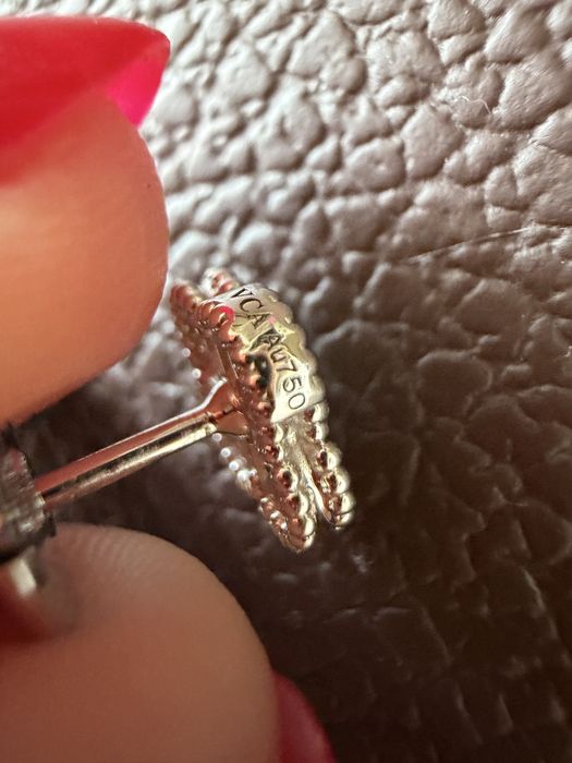 Серьги van cleef