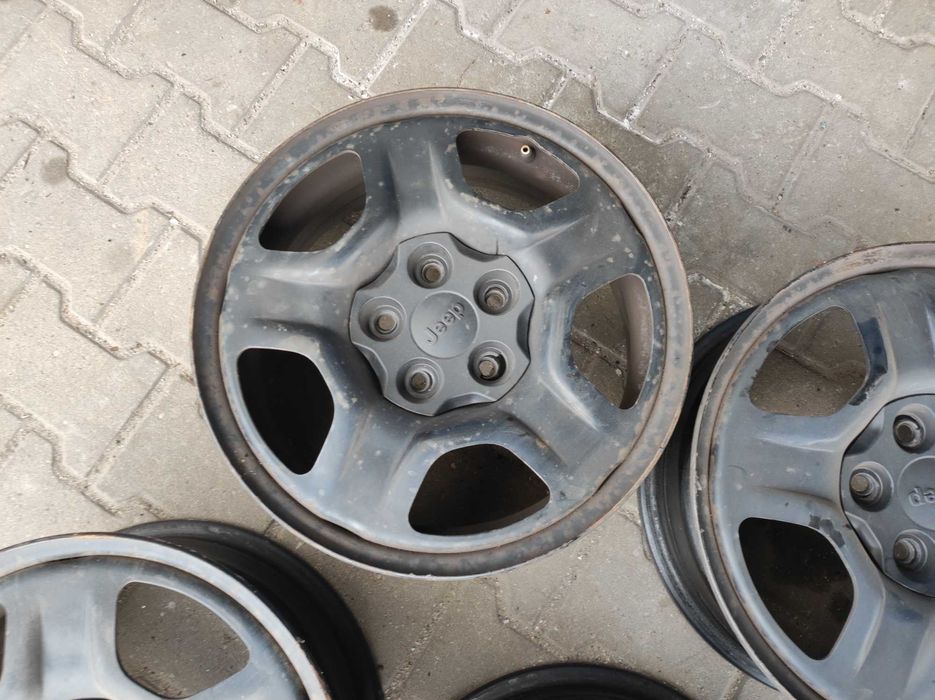 Felgi stalowe + kołpaki 16 5x110 ET40 Jeep Renegade Compas Wysyłka