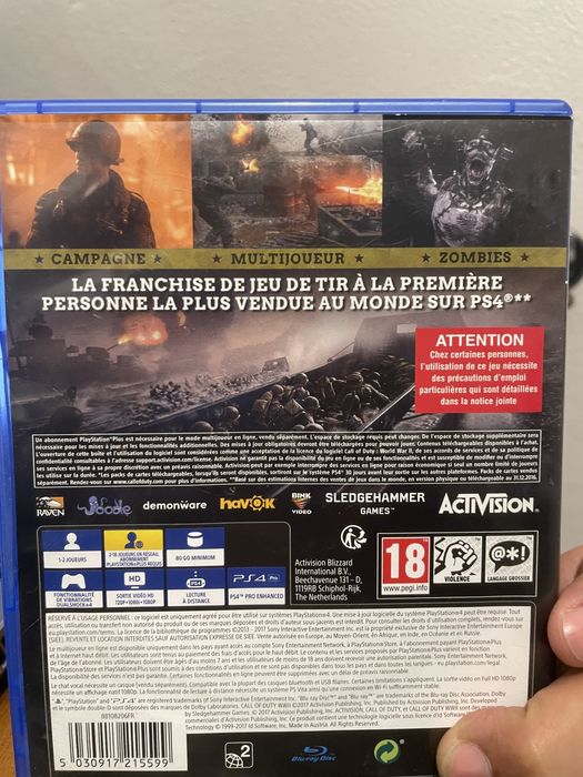 Call of duty wwII ps4