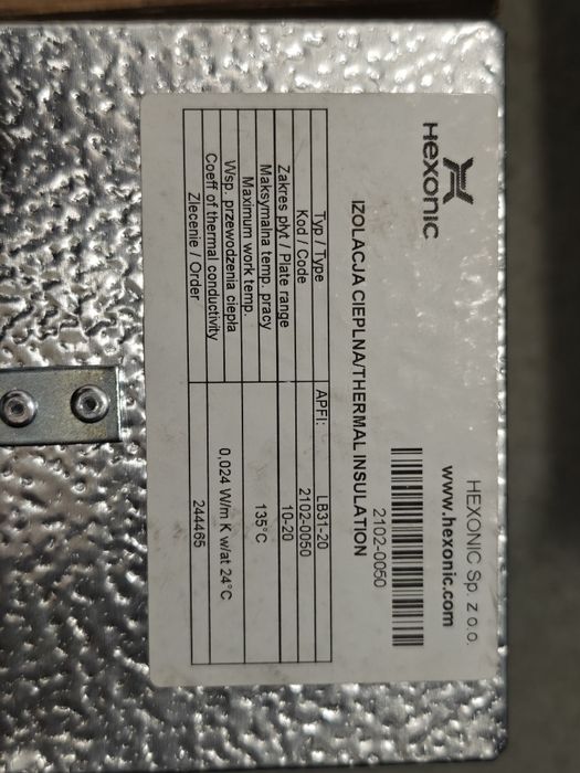 Wymiennik płytowy lutowany LB 31 20 1  20kW l + izolacja
