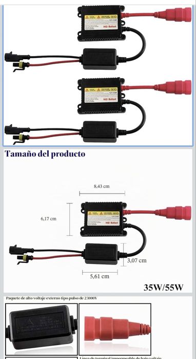 Kit balastros   xenon novos