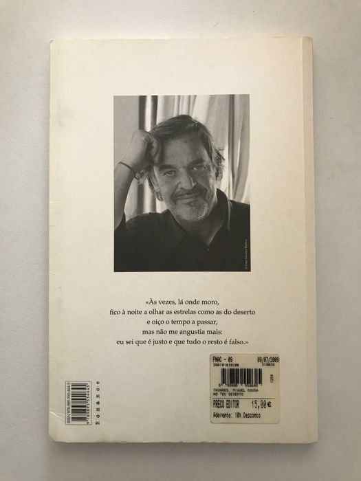 Livro "No teu deserto" - Miguel Sousa Tavares