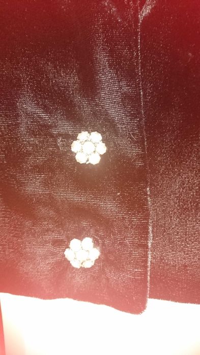 Jaqueta de veludo preto