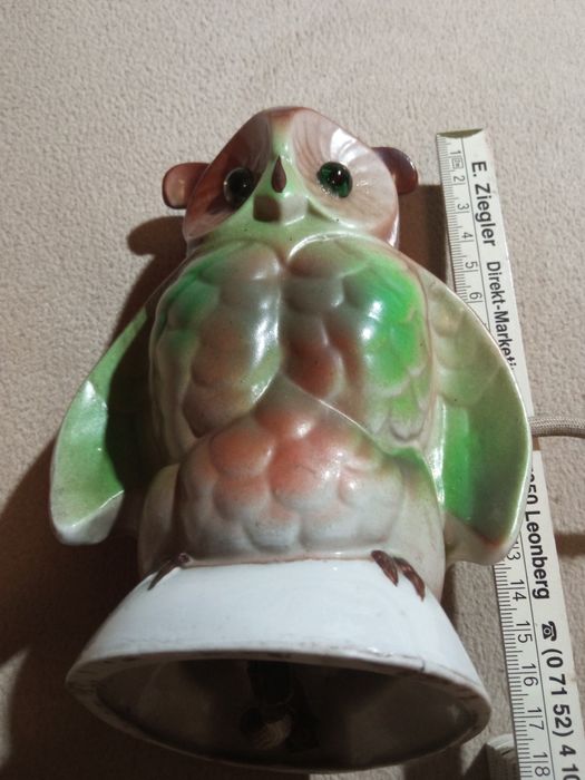 Lampka sowa  retro PRL-u lata 50.