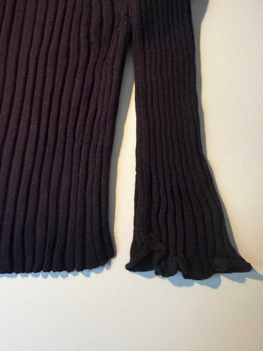 Camisola canelada (preta) - Tezenis