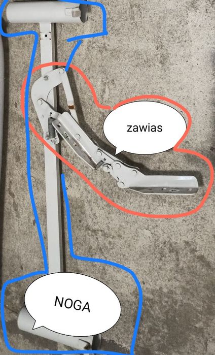 Oryginalna Noga lub zawias sofa  beddinge IKEA