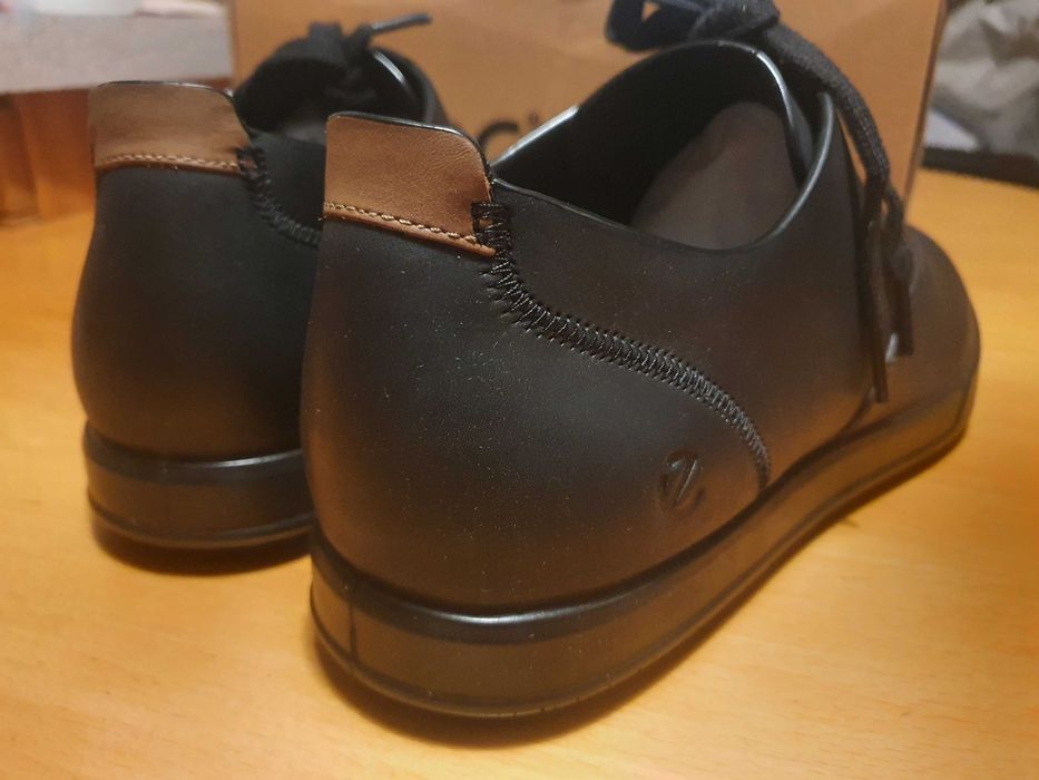 Buty skórzane sneakersy Ecco Travel M Derby  45 EU  28,5 CM