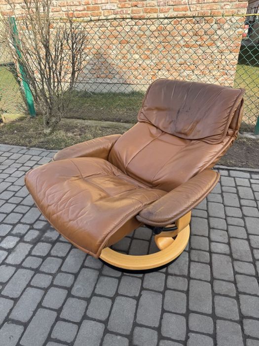 Крісло реклайнер ( 0077) крісло шкіряне