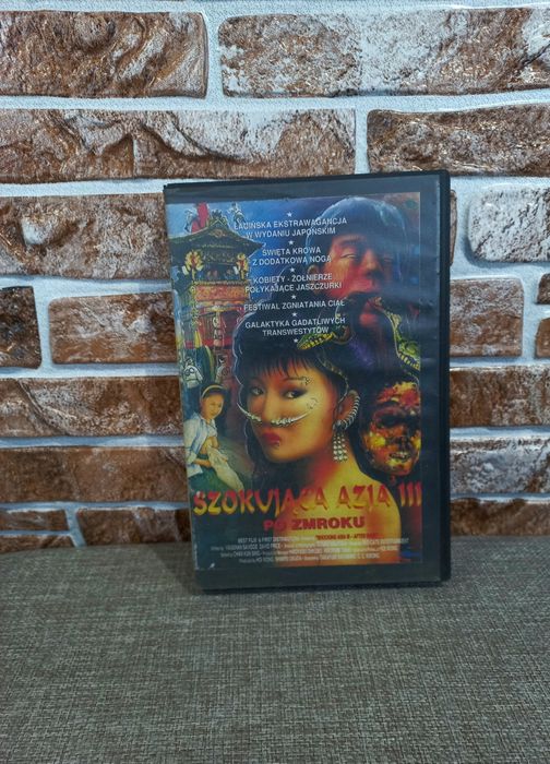 Kasety vhs wideo video. Szokująca Azja 3 VHS. Bdb stan.