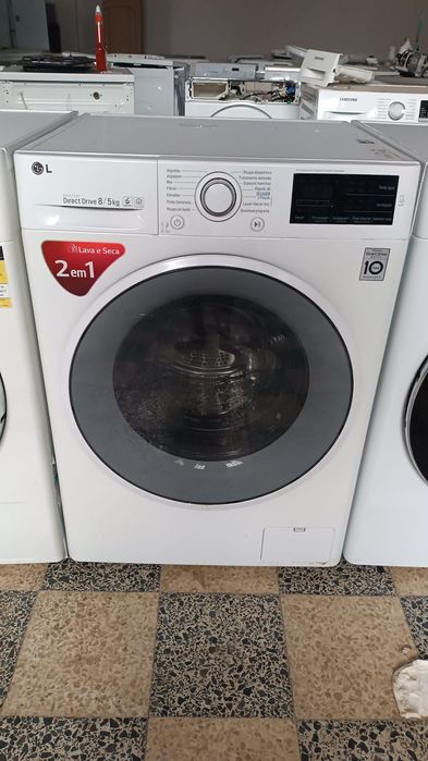 Máquina de lavar e secar