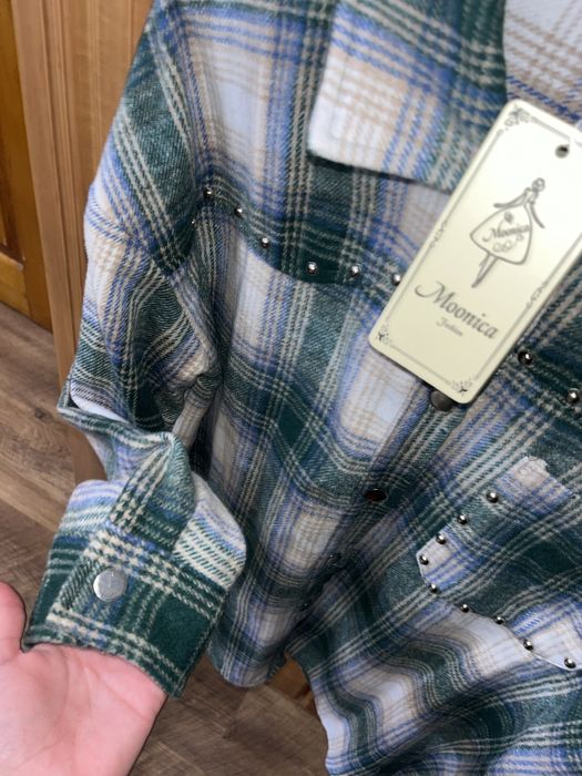 Тепла сорочка в клітинку