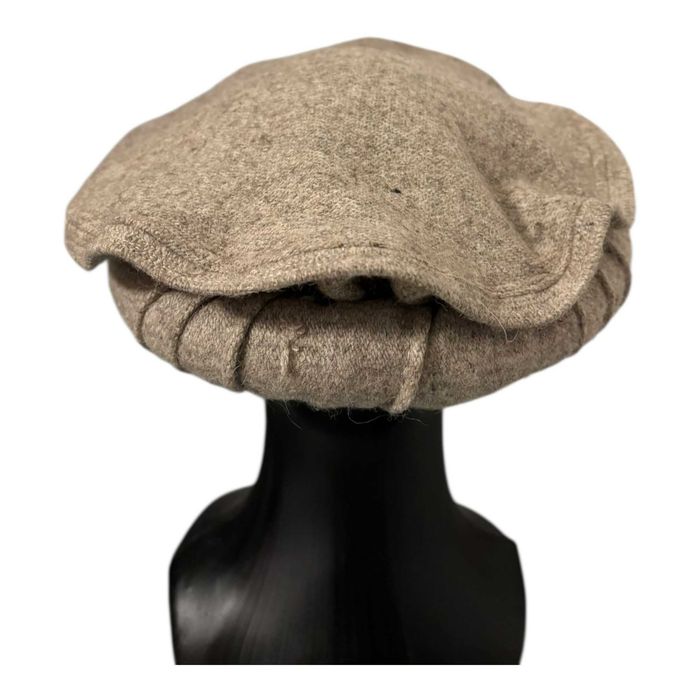 Boné de inverno Cap Chapéu Pakol 100% feito à mão (Cinza Carvão)