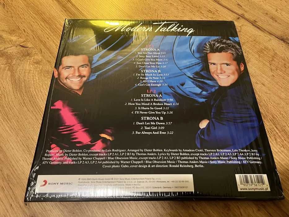Modern Talking Alone winyl 2LP Limited 180g Sony Music