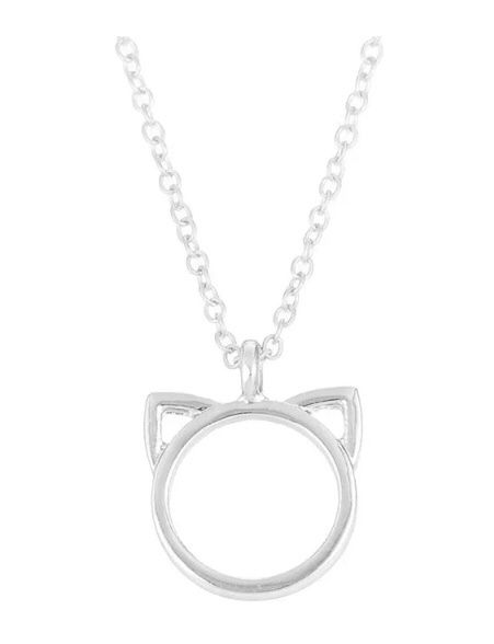 Colar pendente gato. Novo