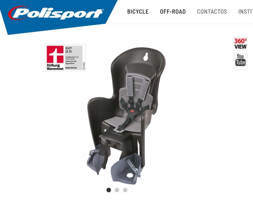 Cadeirinha Polisport para Bicicleta
