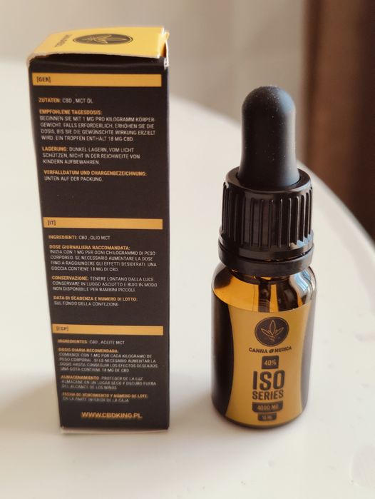 Cbd олія 40% (4000 mg) 10 мл. Canna Medica