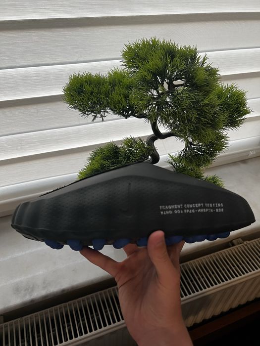 Klapki nike mind 001 SP FK fragment black blue czarne niebieskie rozmiar size 42