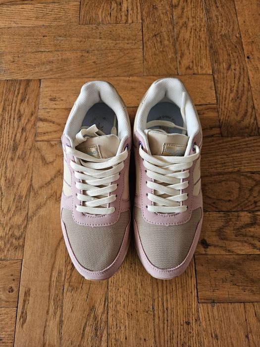 Sneakersy U.S. Polo Assn. | R. 37 | Fioletowe / Różowe / Beżowe