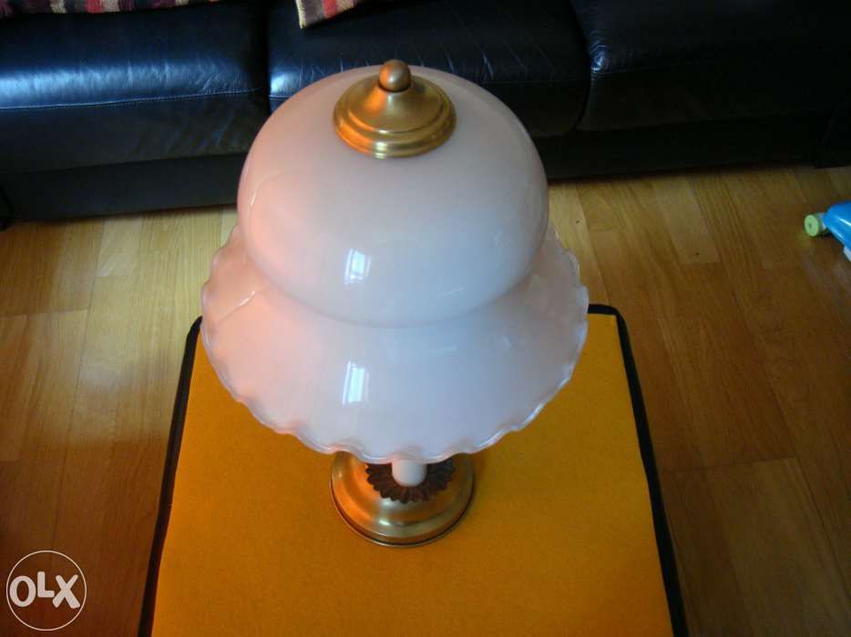 Candeeiro de Mesa antigo - 52cm altura