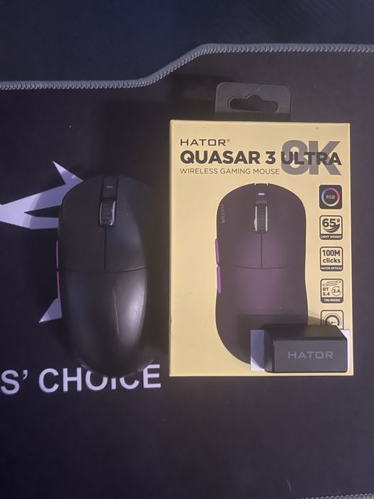 Ігрова миша HATOR Quasar 3 Ultra 8K Wireless