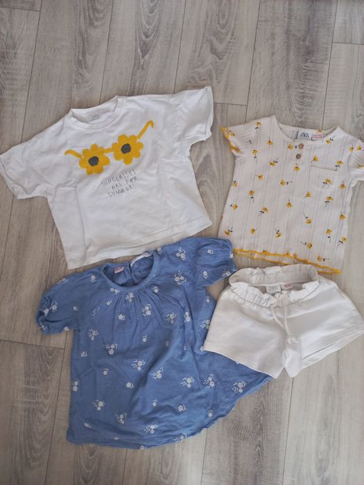 Zestaw ubranek rozmiar 80 zara