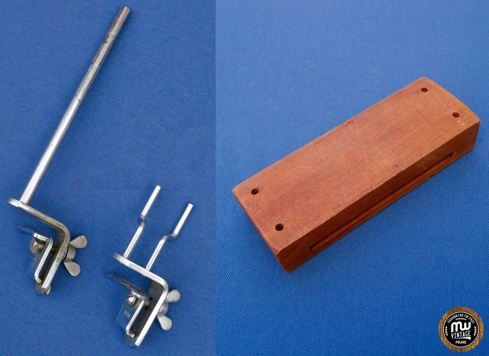 Japan - woodblock + holder + holder do cowbella Vintage ‼️