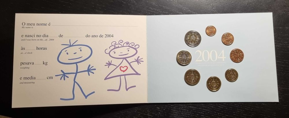 Série Anual 2004 Bebé - moedas