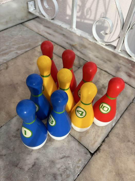 Bowling Infantil – 10 Pinos Numerados (Sem Bola)