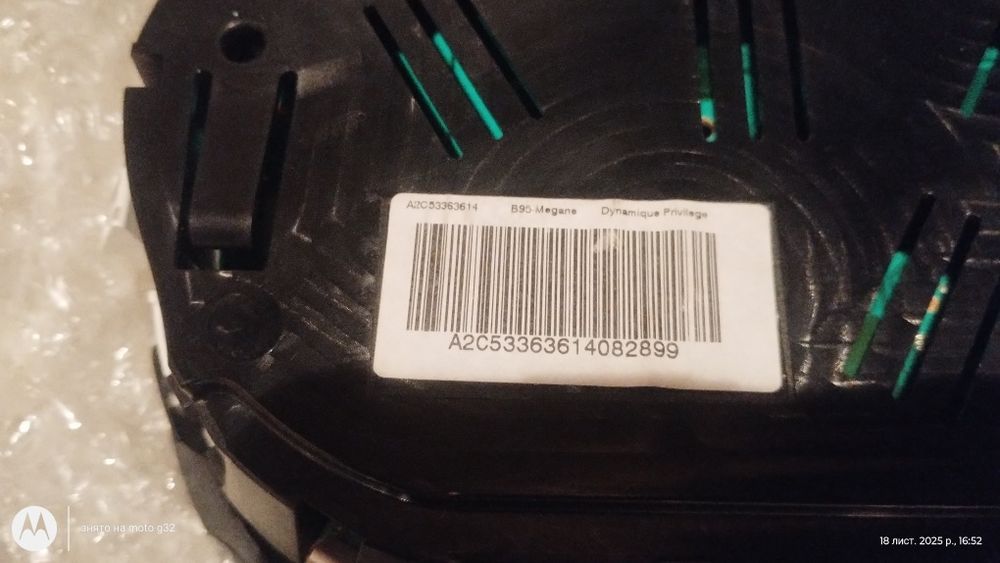 Панель приборів renault megan 3